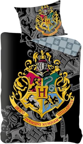 Jerry Fabrics Harry Potter - Funda de edredón de algodón (140 x 200 cm)