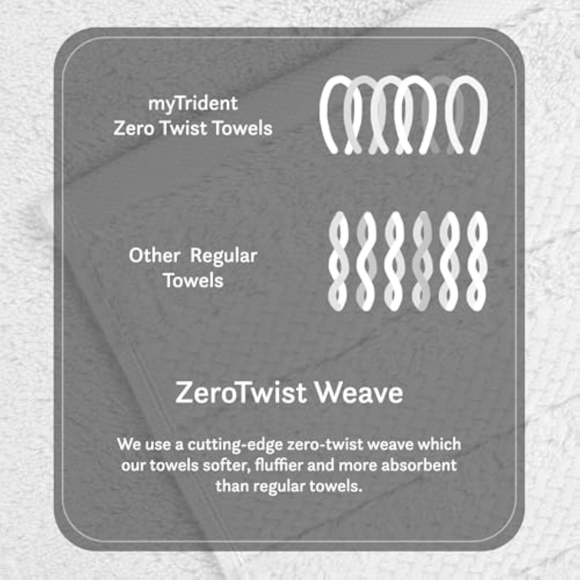 Finesse 6 Piece Towel Set, Luxuriously Soft 625 GSM Cotton