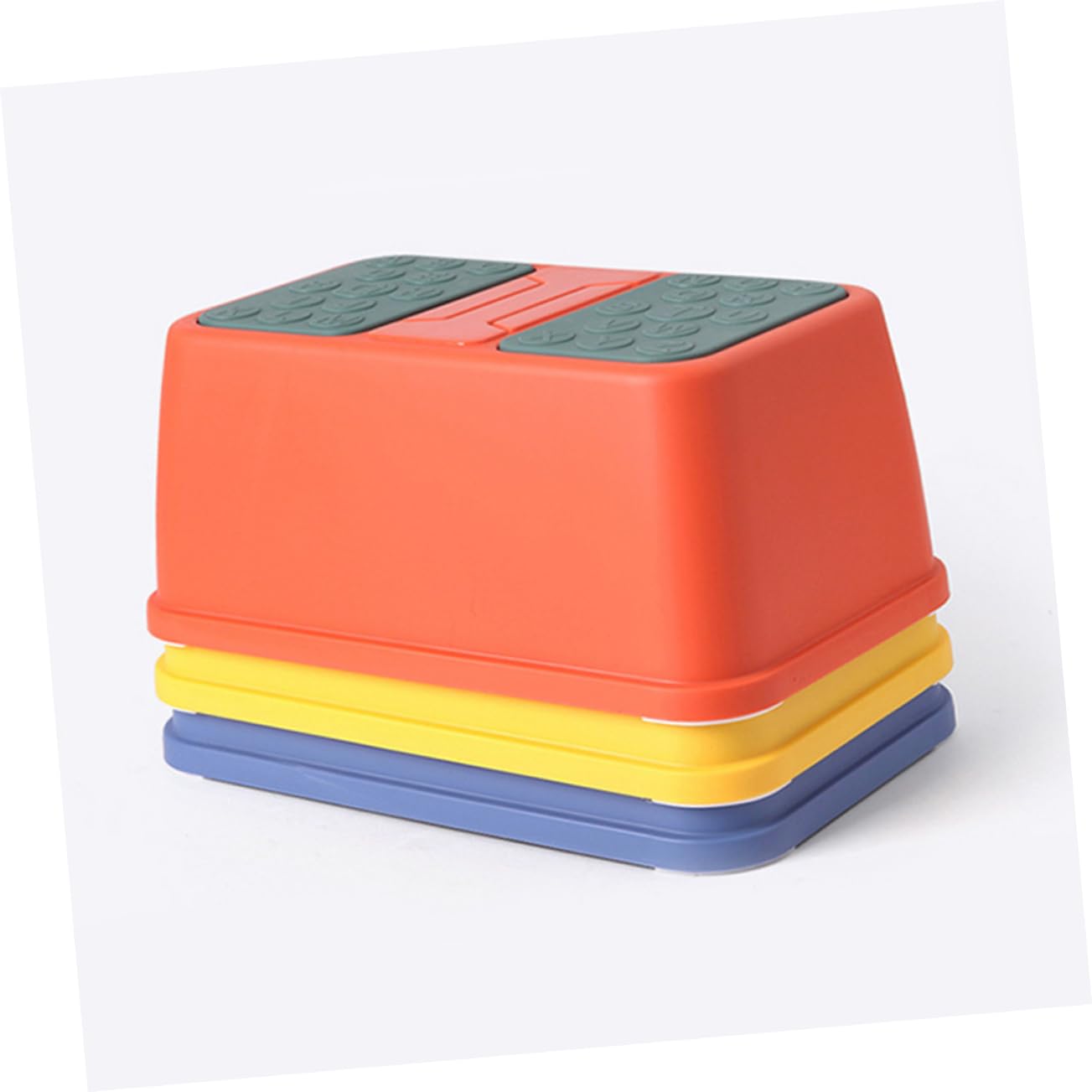 PRETYZOOM Taburete de Escalón para Niños, Antideslizante y Estable, de PP, para Lavabo y Baño, Adecuado para Guardería y Preescolar