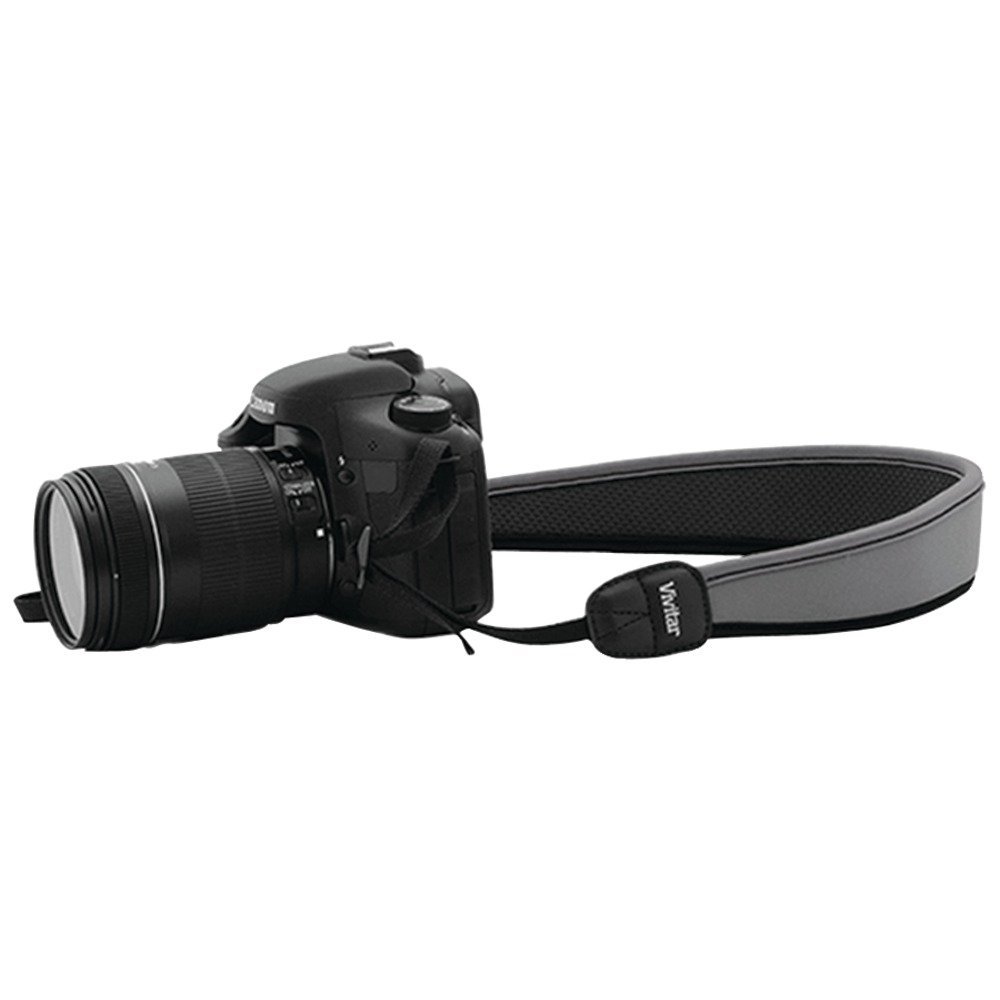 VIVITAR VIV-SLR-STP-Gry Neoprene SLR Strap (Gray)