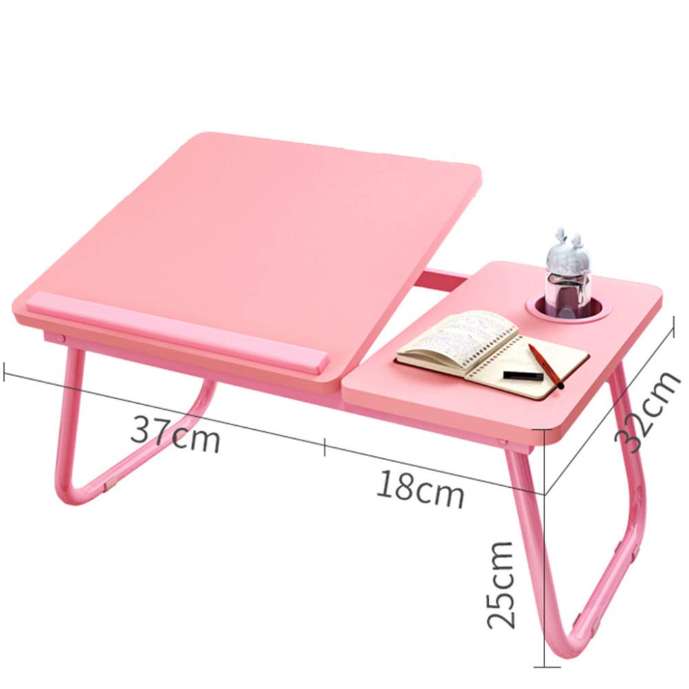 Supporto per Laptop,Vassoio da Letto Portatile per Laptop,Scrivania con Seduta Regolabile in Altezza,Scrivania da Letto Pieghevole,Lettura sul Divano,2