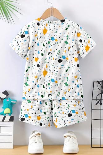 Image of Fashion Dream Boys Cotton Blend Printed Co-ord Set|clothing set for kids|Combo set