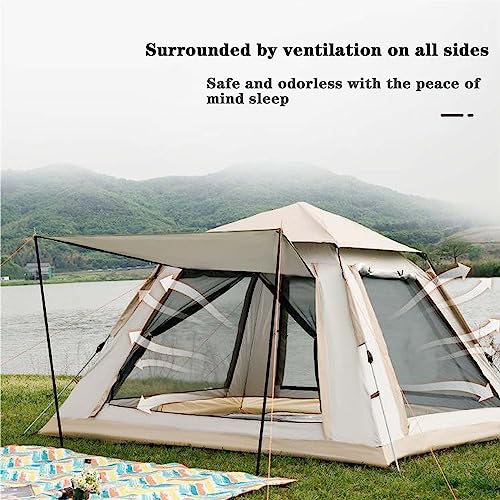 Carpa familiar BNEI para camping 8 personas azul miniatura 3