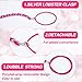 VARMDUKKE 2 PCS Elastic Spiral Hair Ties for Long Hair, 25