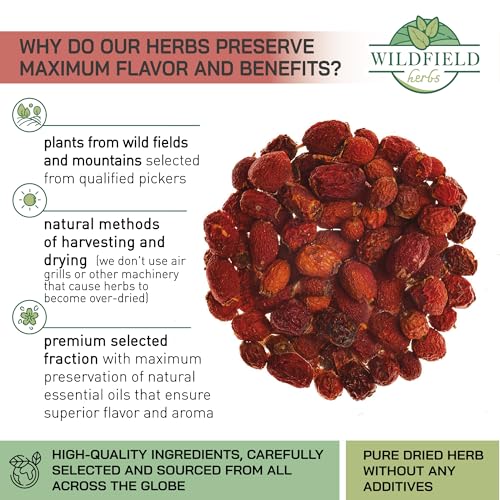 Image of 100 Bags Hawthorn Berry Herbal Tea (Crataegi fructus) - 100 Tea Bags 1.5g Hawthorn Fruit Espino Blanco