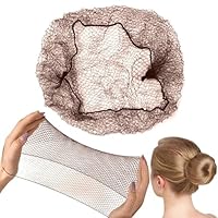 200 Retine Per Parrucche - Rete Capelli Invisibile Con Bordo Elastico - Marrone - Foto 7