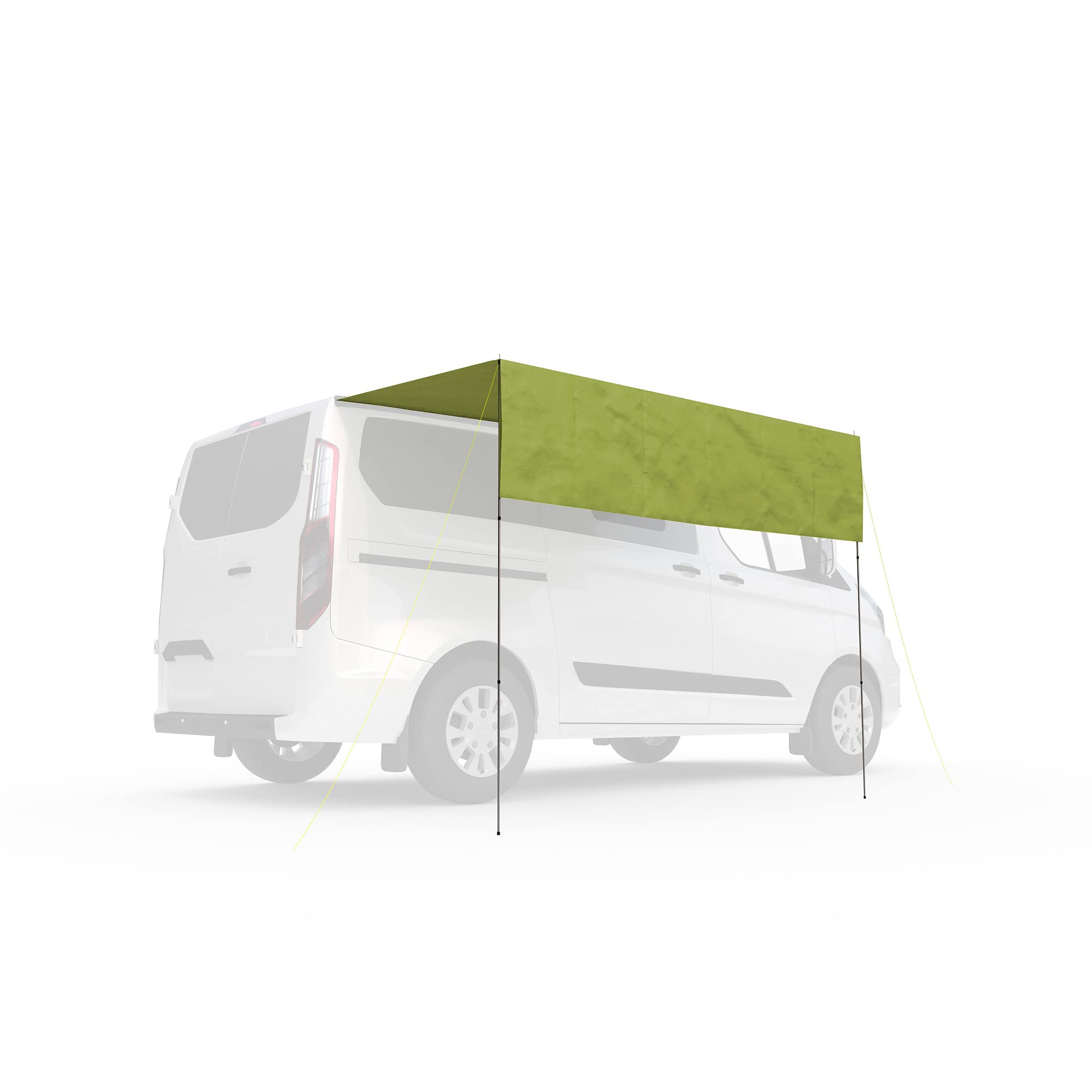 Tatonka Van Tarp (250 x 250 cm) - Tenda da sole impermeabile per camper - per barriera binari, parapioggia