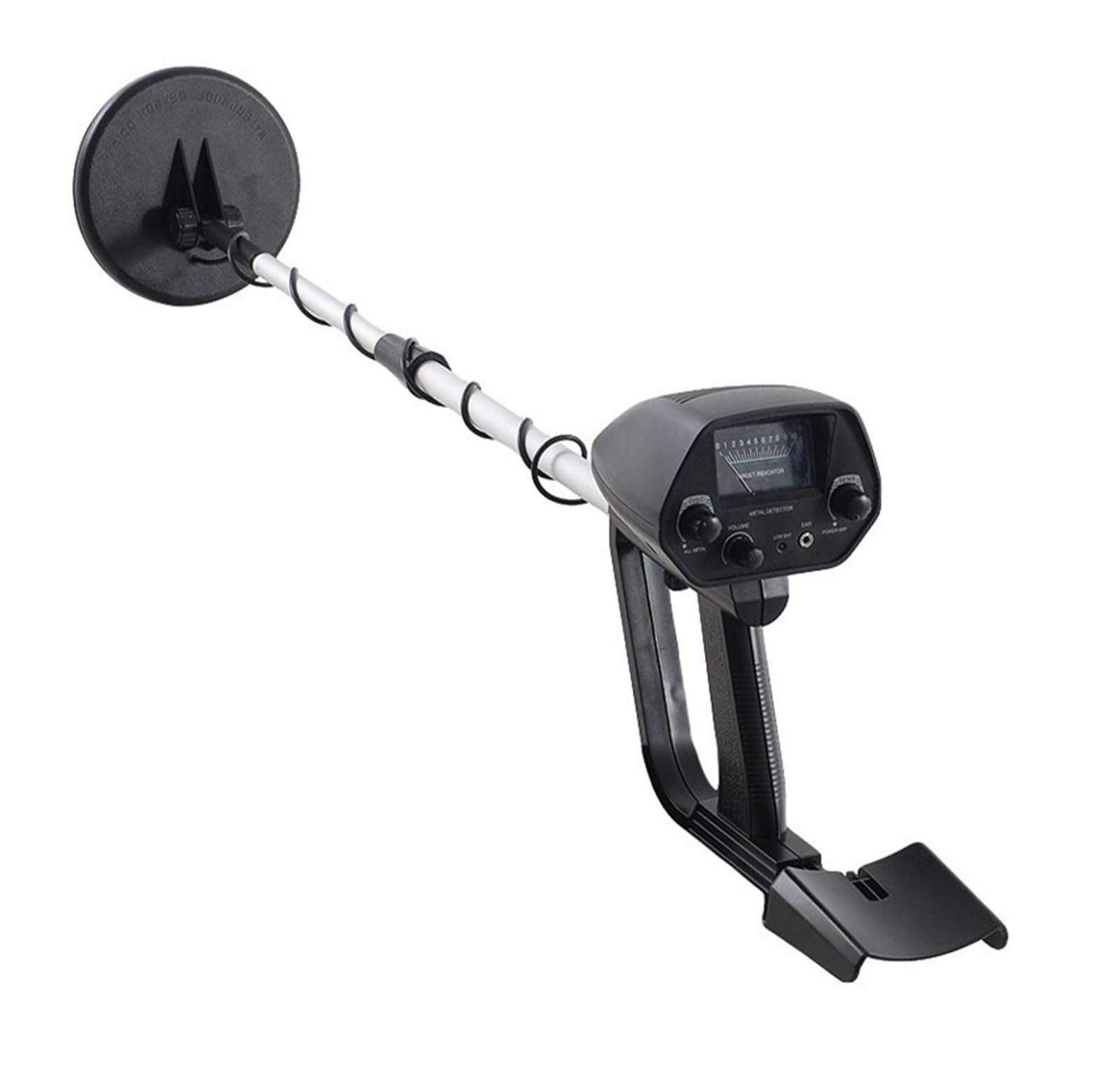 Cfwwsaq One Color Metal Detector, Underground Shallow Water Metal Detector Md4030 Gold Treasure Hunter Search Coil Waterproof