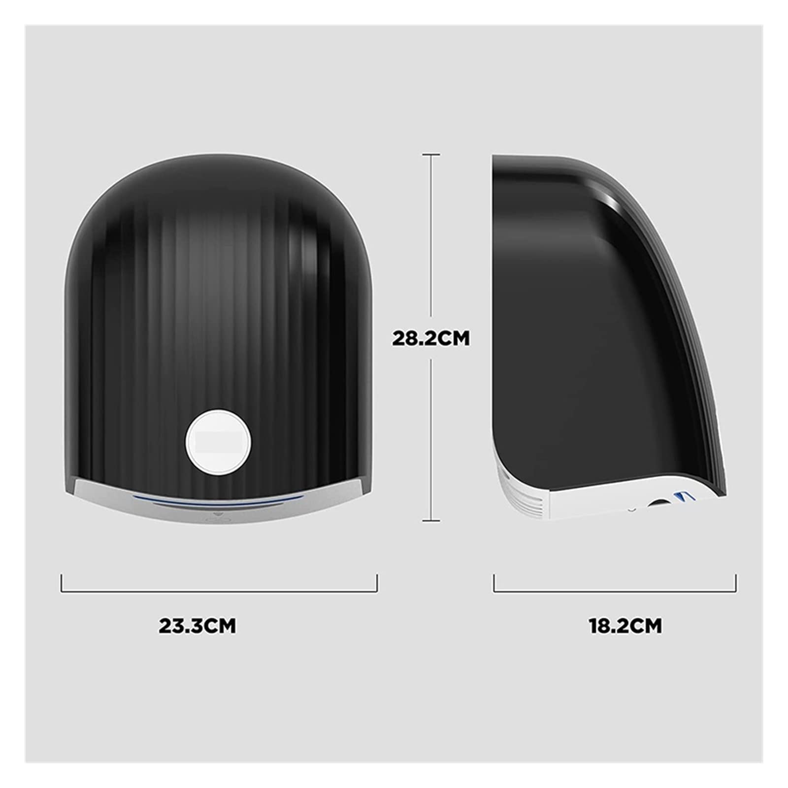 Suszarka do Rąk, Automatyczna suszarka do rąk Hot Cold High Speed ​​Wind Wall Indukcyjne suszarki 1200 W komercyjnej toalety łazienkowej(Green)