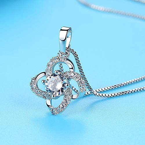 Collier fleurs de haute précision et chaîne de clavicule fine