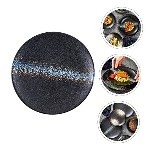 Set de Platos de Cerámica Redondos Azul Moderno miniatura 2