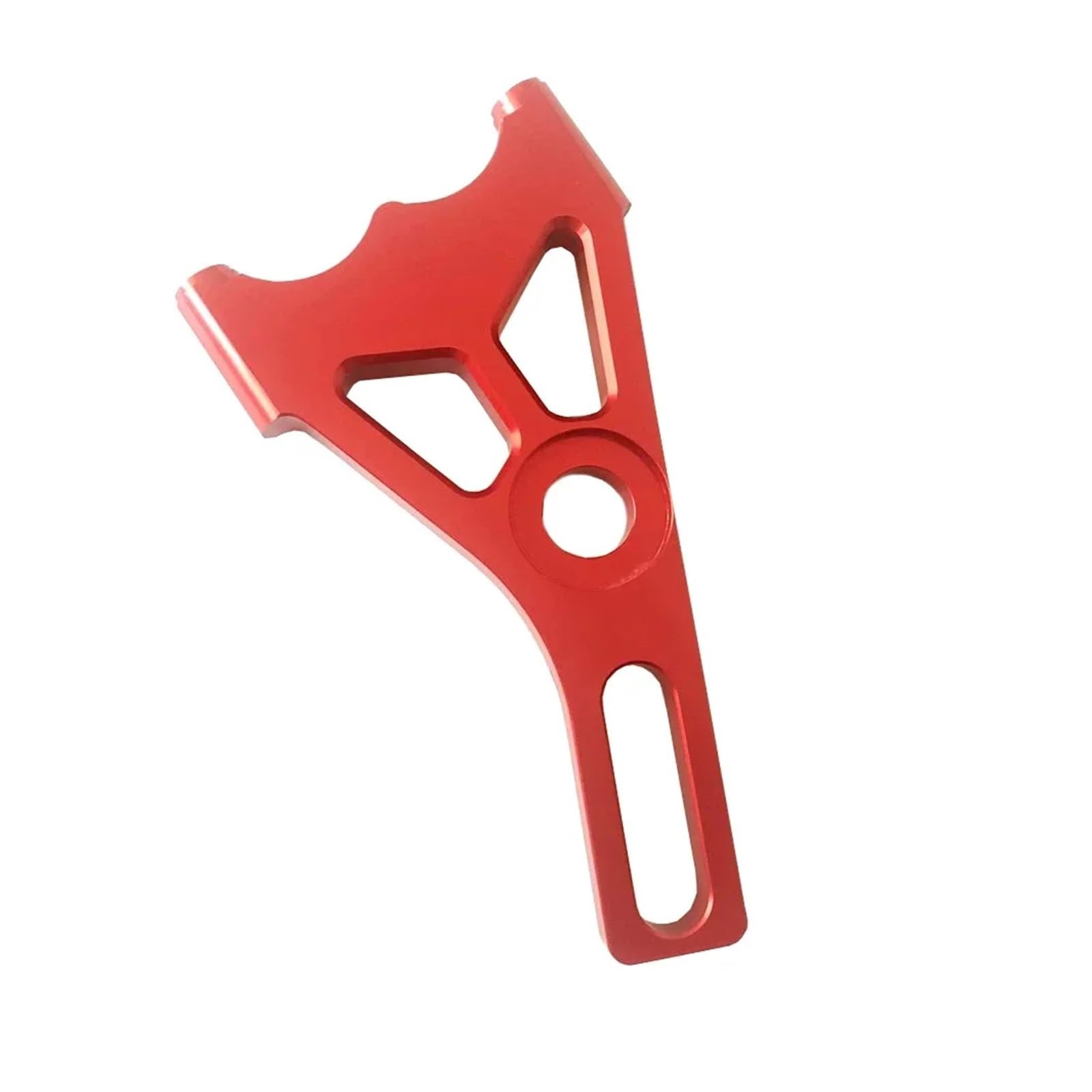 Motorcycle Rear Brake Caliper Bracket Adapter Support for Brake 220mm Disc/82mm Radial Brake Caliper RPM Electric Scooter(Red)