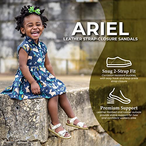 Image of FOOTMATES Ariel and Eco-Ariel Waterproof Sandals for Girls and Boys with Slip-Resistant, Non-Marking Outsoles and Strap Closure