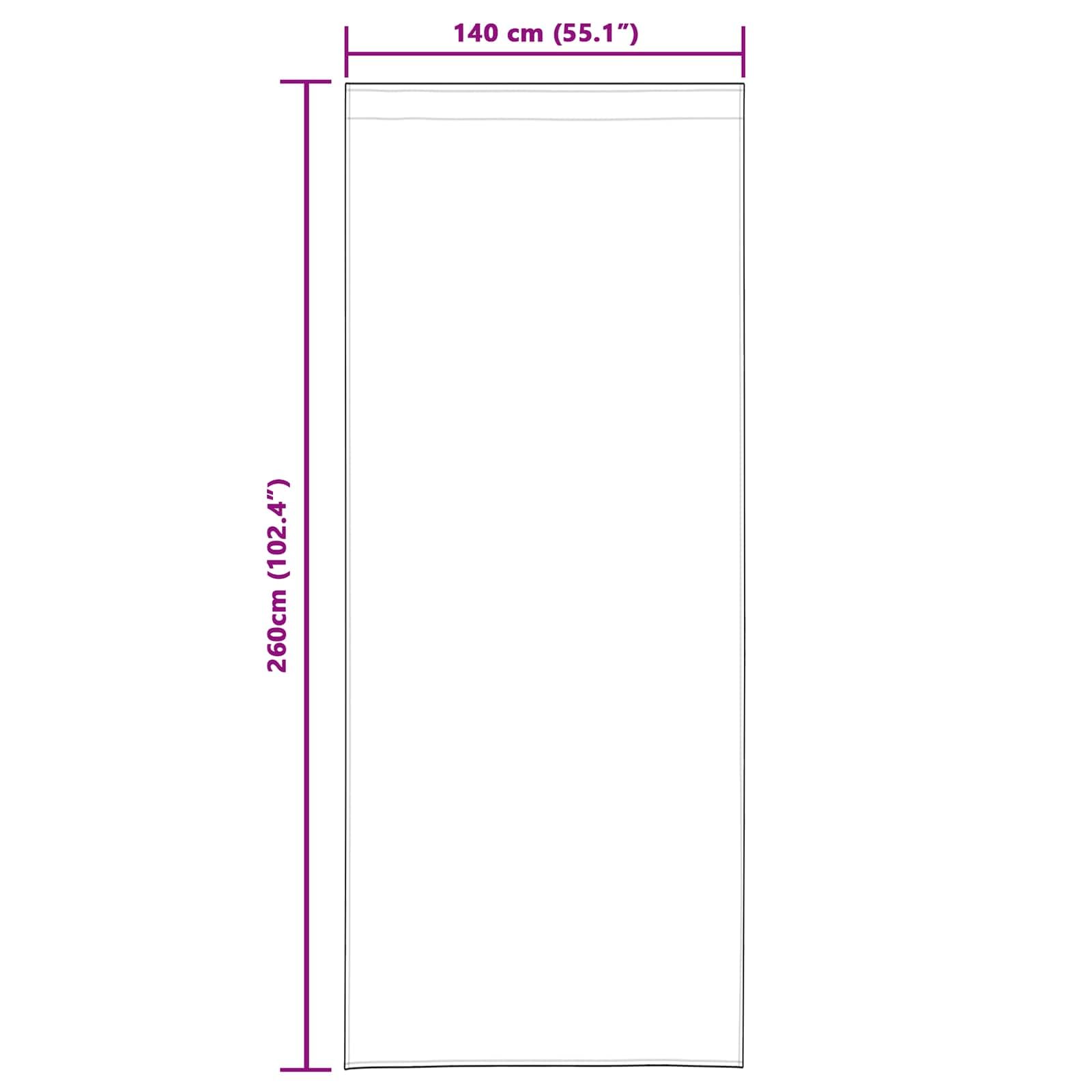 Juego de 2 cortinas opacas de terciopelo, 140 x 260 cm, para dormitorio y salón, diseño moderno en gris claro con trabillas para un fácil montaje