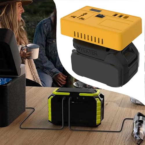Inversor de corriente 21V a 220V portátil convertidor eficiente de batería 7