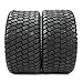 TUFFIOM 20x8.00-10 Lawn Mower Tires Set of 2, 4PR Turf Tire Lawn & Garden Tires, Compatible With Most Lawn & Garden Utility Vehicles, Tubeless
