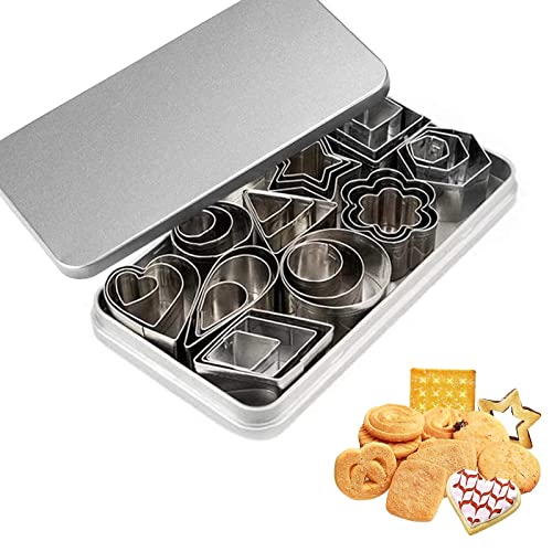 Veaoiy Set di 30 mini formine per tagliare
