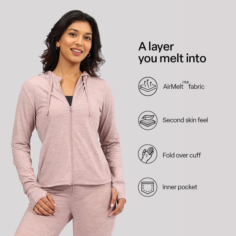 Image of BlissClub AirMeltTM Zippered Jackets | Chic zippered front | Thumbhole detailing | Weightless fabrics | Pockets | Cool-to-touch fabrics