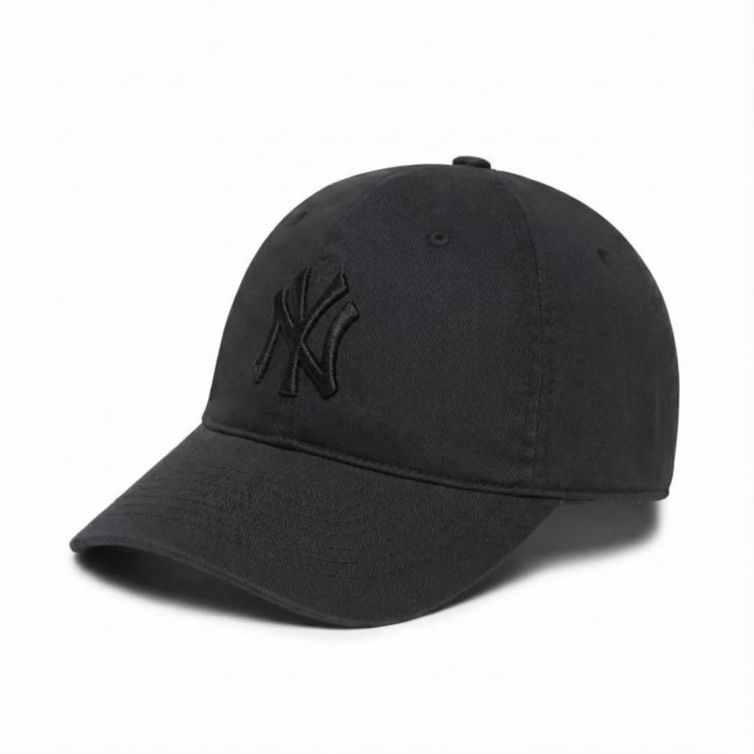 lowercase NY Baseball Cap Fashionable for Men, Women, Boys and Girls Black Black-picture-12