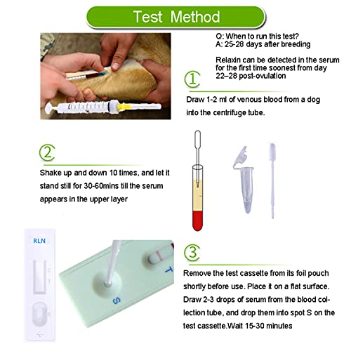 Dog Pregnancy Test Kit at Home White Fast and Accurate Detection Pregnancy Tests Strip for Dog Disposable Pet Clinic Equipment  Cucciolini Doodles Dog pregnancy test kit at home white fast and accurate detection pregnancy tests strip for dog disposable pet clinic equipment   cucciolini doodles