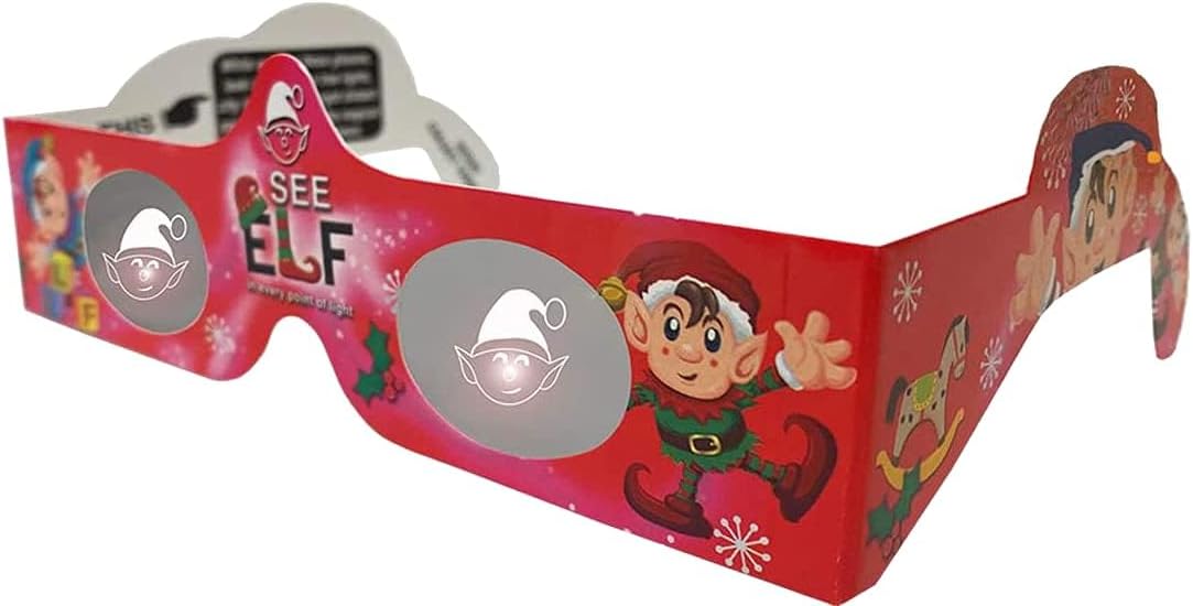 22 Pairs - 3D Christmas Glasses - 15 Styles - Turn Christmas Tree & Holiday Lights into Magical Images - Stocking Stuffers - Secret Santa - Office Parties - Fun for The Family