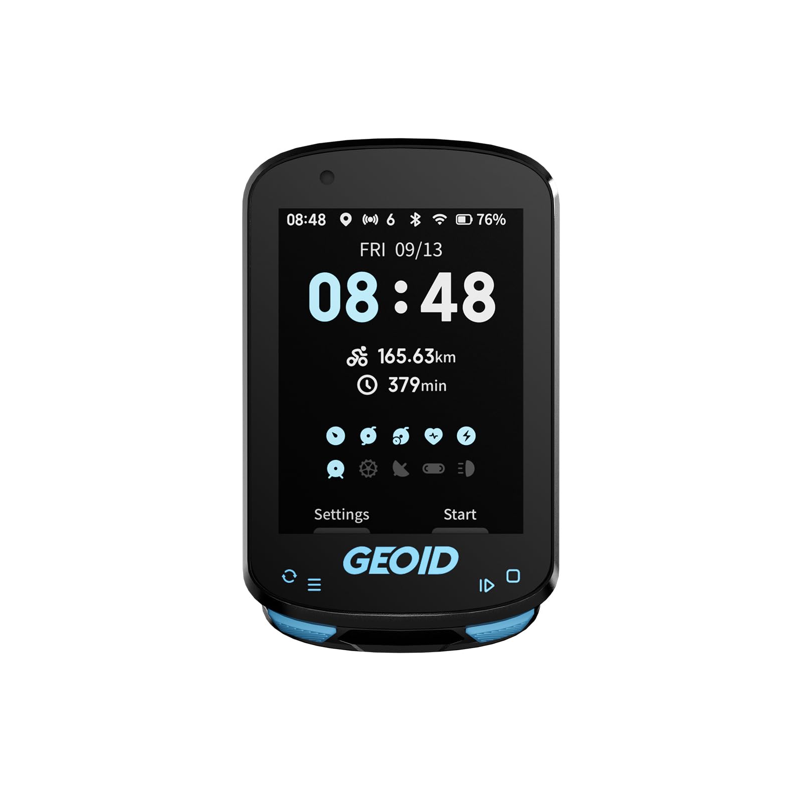 Portalsike portable cc600 smart bike computer Color Screen Wireless Cycling Computer with Route Navigation & Re - Route Planing, WiFi & Bluetooth, Fast 5s GPS Positioning