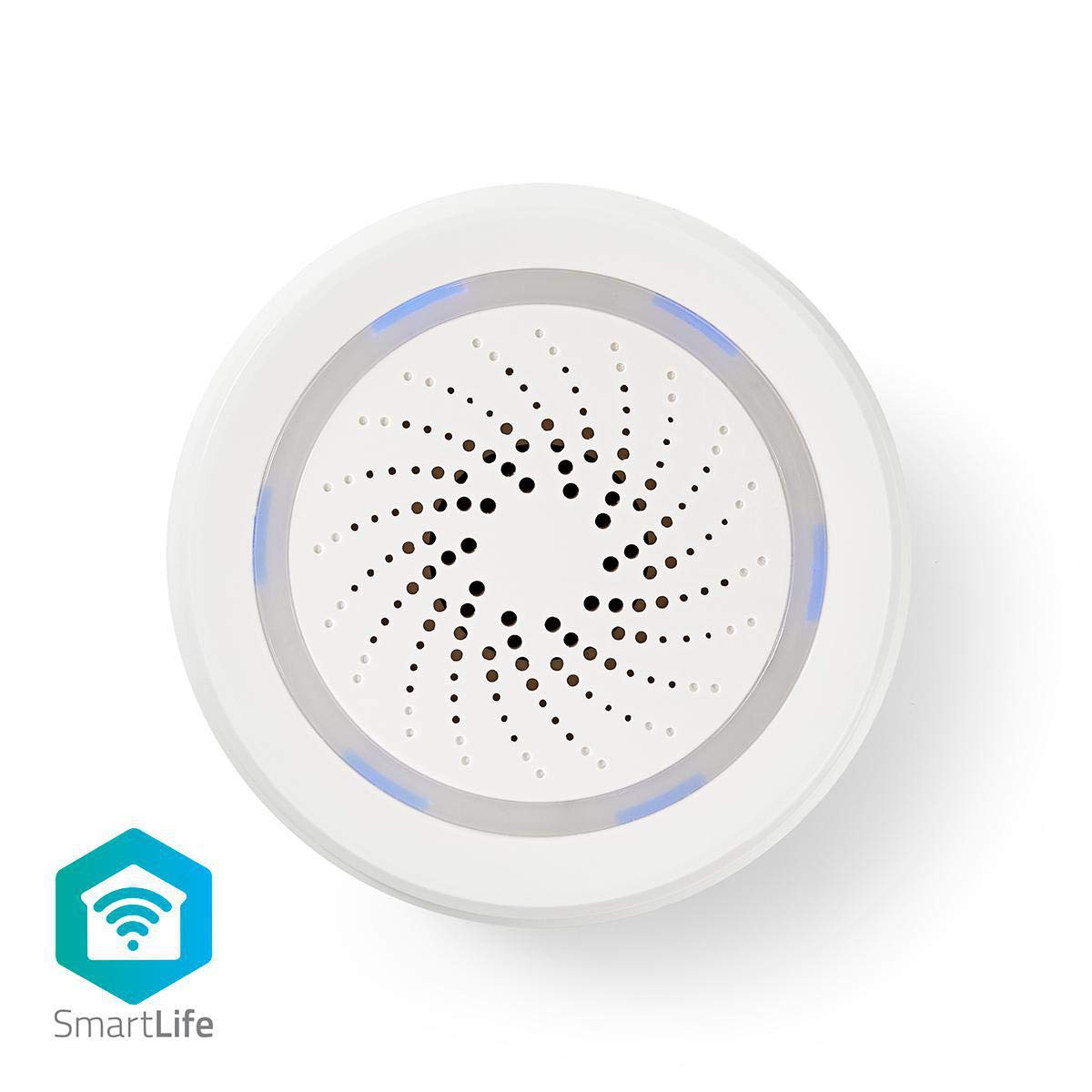 Nedis Sirena Inteligente con Wi-Fi Alarma o Timbre 85 dB