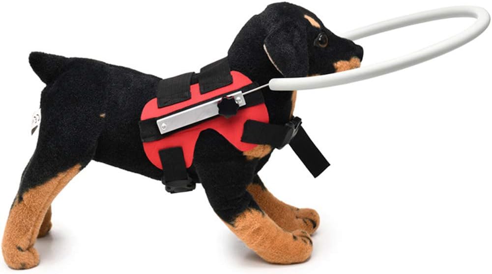 Pet Harness for Blind Dogs, Anti-Collision Ring, Plastic Protective Vest Ring,Cataract Animal Protective Circle Guide Dog Harness for Small Medium Visually Impaired Cat Dog Puppy Walking