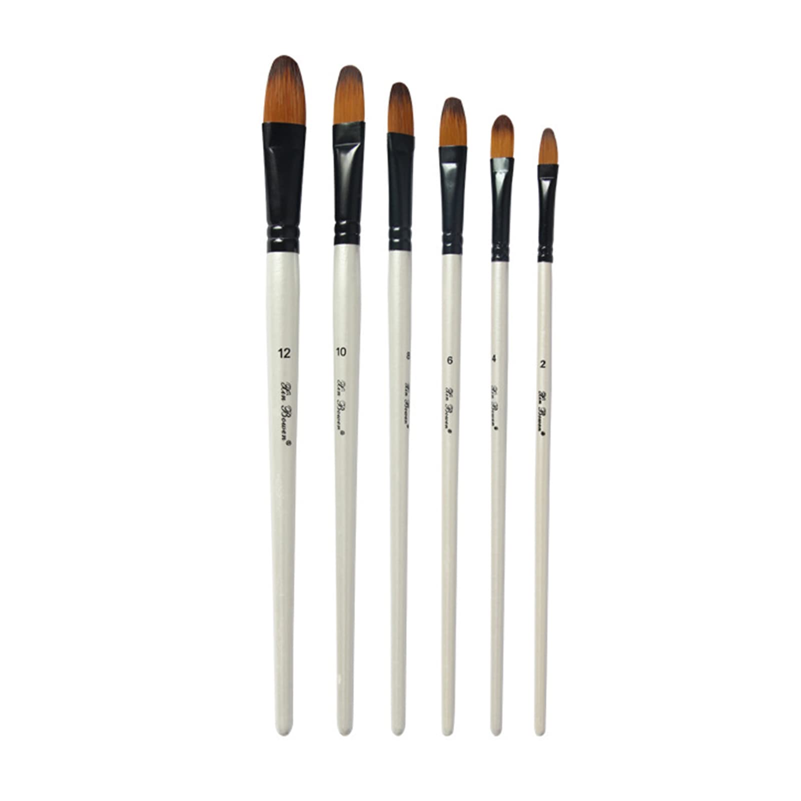 Per Pittura Set Pennelli Per Pittura Set 15 Pennelli Piatti Legno - Per Olio, Acrilico E Guazzo Adulti E Bambini Pennelli Piccoli Set Pennelli Professionali