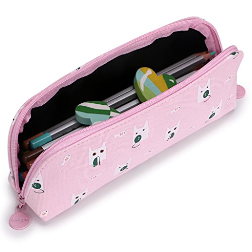 Preisvergleich Produktbild BTSKY Multifunktions-Cartoon-Muster Stift Federmäppchen Halter (Rosa)