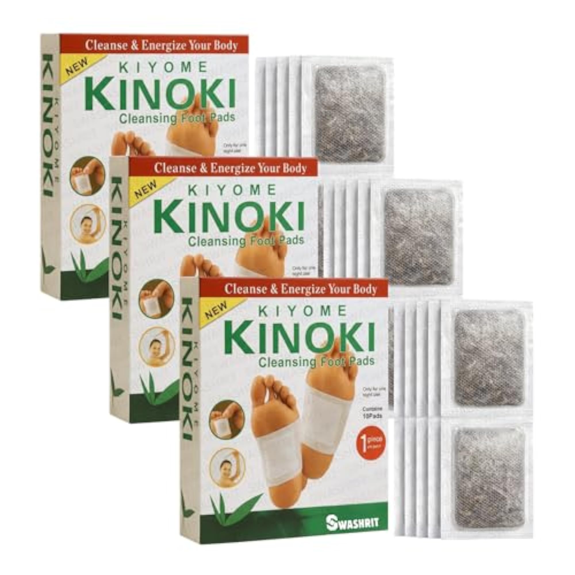 Kinoki Premium Detox Foot Pad, Herbal Detox Pads