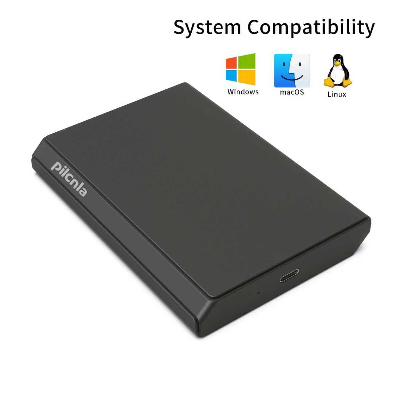 Portable External Hard Drive,USB-C,HDD USB 3.0,for Windows, Mac,Android,TV,Phone,Laptop,Desktop,PS4/5,Xbox One X/S, Xbox 360, Xbox Series X/S (HDD2-500G) — view 4