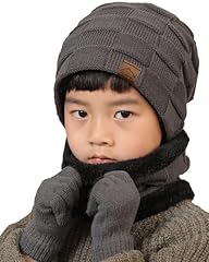 B-grey (Hat+scarf+gloves)