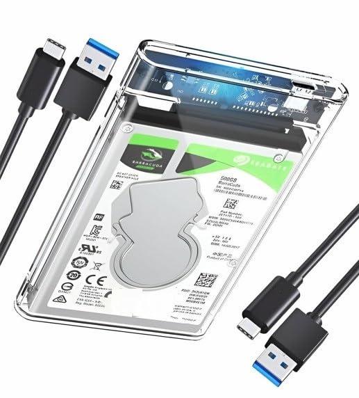 Image of CARE CASE Type C 3.1 Portable HARDDRIVE 500 GB Storage External HARDDRIVE (500 GB)