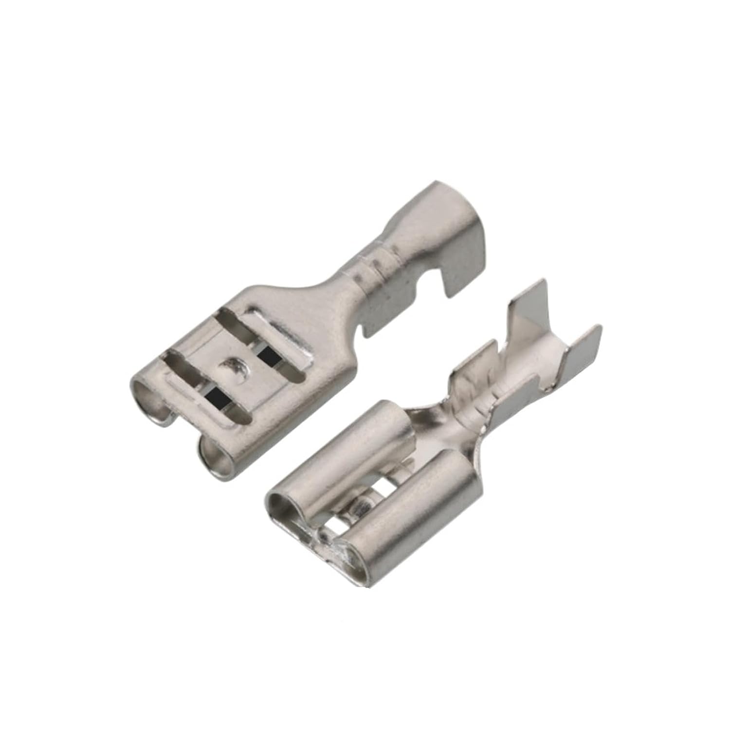 SSXLSMYXGS 100Sets(200pcs) Female Spade Connector 4.8 Crimp Terminal with Sleeves for Terminals .8mm SSXLSMYXGS
