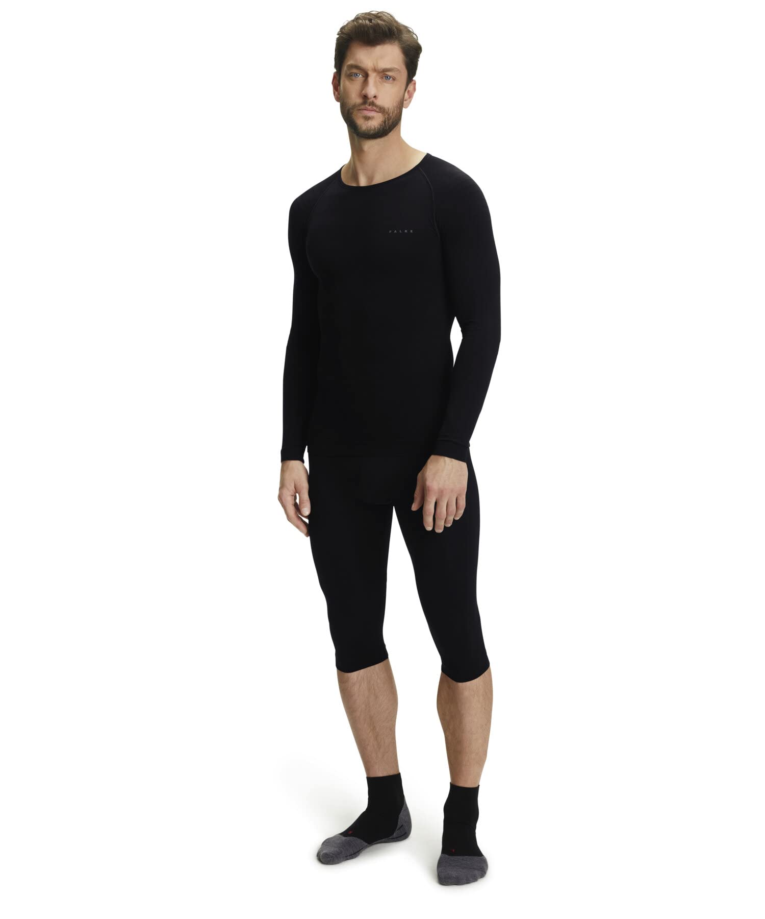 FALKE - 3/4 Tights Maximum Warm, Capri Uomo | con tessuti estremamente caldi