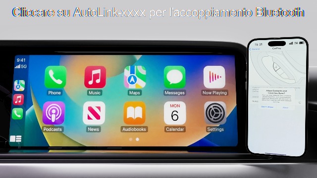 MoKo Adattatore wireless CarPlay per iPhone 2025, solo per iPhone iOS 10+ e auto con gioco auto integrato, converte il gioco cablato in dongle wireless, adattatore Bluetooth CarPlay a risposta rapida MoKo Adattatore wireless CarPlay per iPhone 2025, solo per iPhone iOS 10+ e auto con gioco auto integrato, converte il gioco cablato in dongle wireless, adattatore Bluetooth CarPlay a risposta rapida