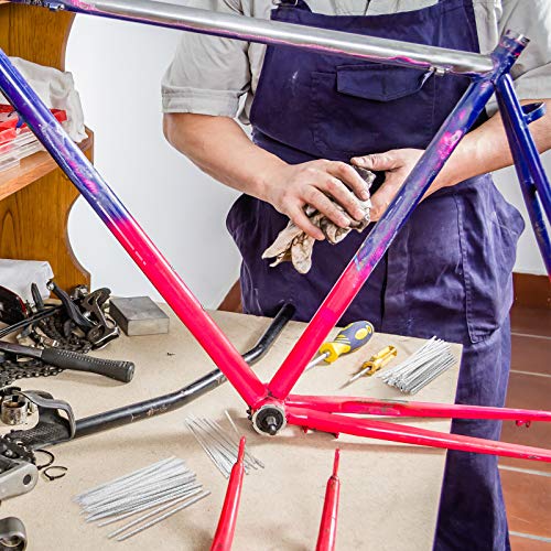 Patelai 150 Pieces 6 Inch Long Soft Pipe Cleaners Long Chenille Stems Twistable Cleaners with Storage Box for Removing Dirty Cleaning Glass Ceramic(White) - Image 6