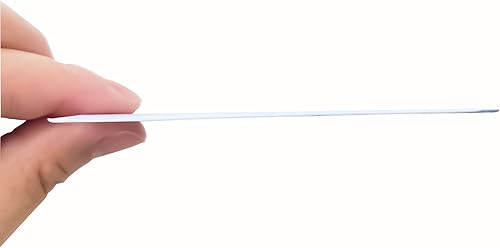 Miniatura 3 de ITZAMNA Tarjetas de visita blancas en blanco, tarjeta de agradecimiento, regalo, etiqueta de papel, manualidades, sello de bricolaje, para escribir,