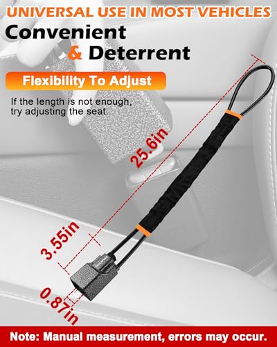Tevlaphee Steering Wheel Seat Belt Lock