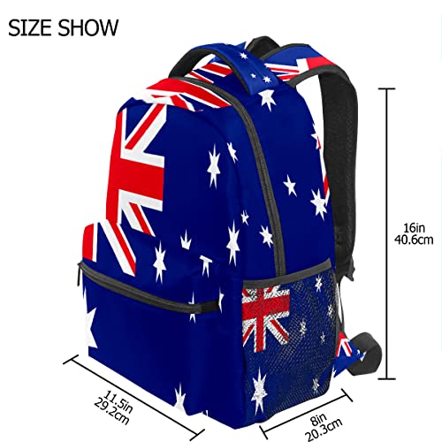 Girls Backpack For Teen Kid Lightweight Travel School Bag Australia Flag Casual Daypack Laptop Backpacks For Men Women #TOP4
