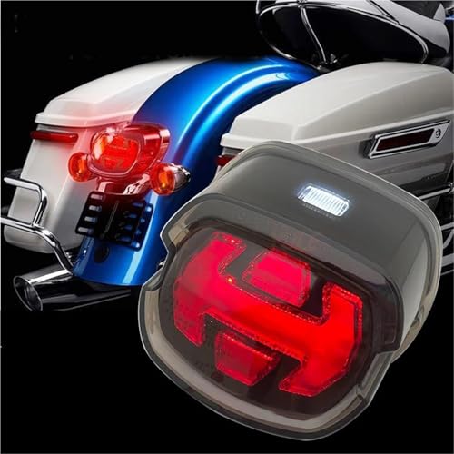 Feu de frein arrière moto clignotant Harley Dyna Street Bob FXDB Super Glide FXD 2008 2009 - 2