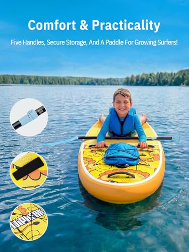 Image of Niphean Inflatable Paddle Board with Accessories 10'6'' /7'6''Stable SUP