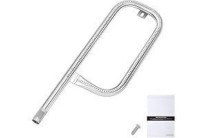 QuliMetal 304 Stainless Steel 60040 Grill Burner Tube Replacement for Weber Q Series