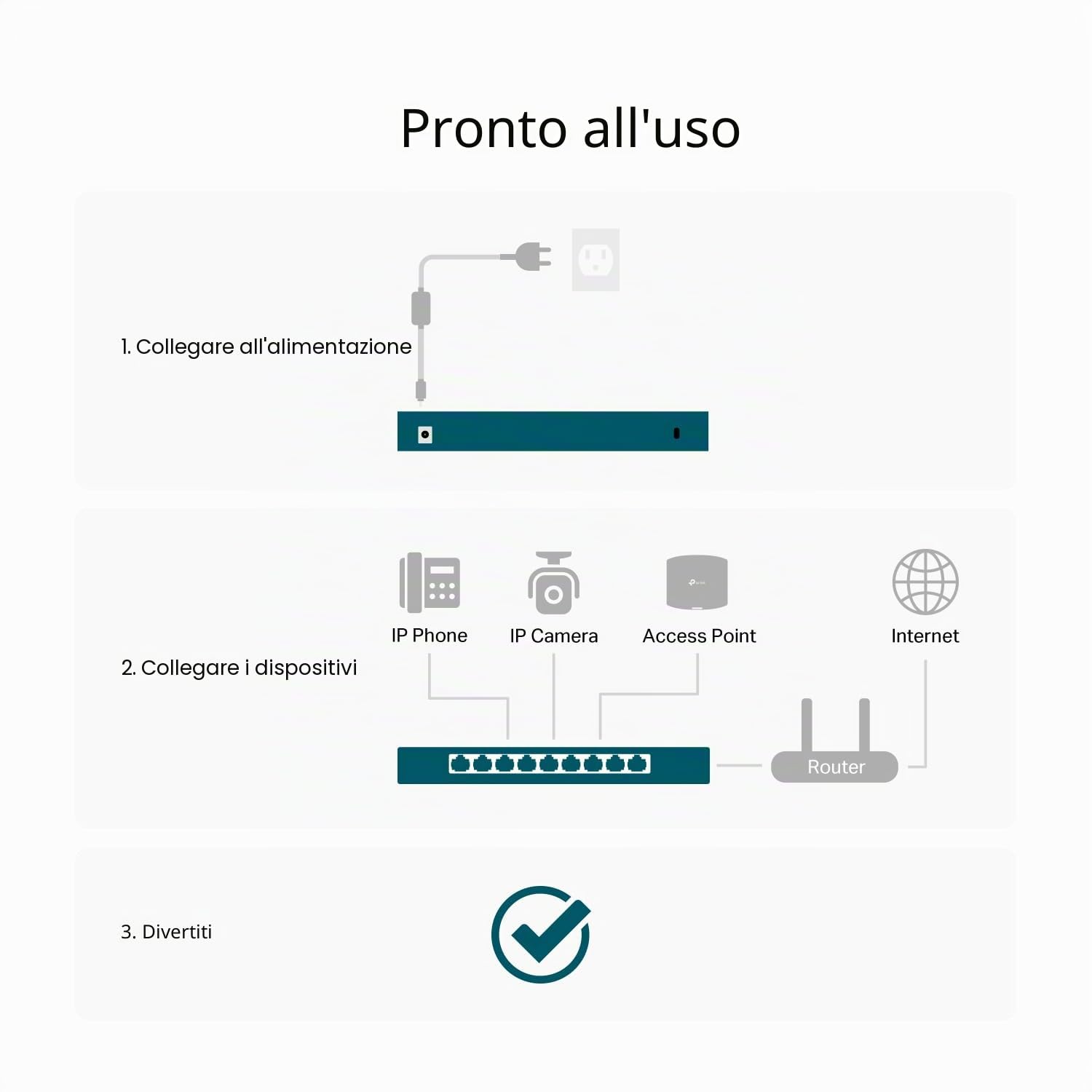 TP-Link TL-SG105S-M2 | Switch di rete non gestito multi-Gigabit a 5 porte 2,5 G, splitter Ethernet | Larghezza di banda 2,5 G | Plug & Play | Montaggio desktop/parete | Design in metallo senza ventola