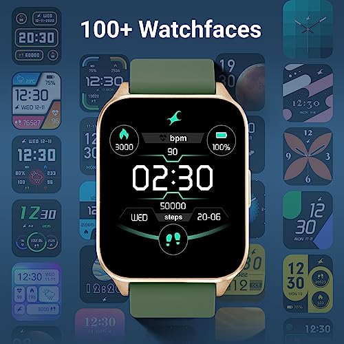 Image of Fastrack Reflex Beat+ 1.69 inch UltraVU Display|500 Nits Brightness|60 Sports Modes|24 * 7 Heart Rate Monitor|SpO2 Monitor|Sleep Tracker|IP68 Water Resistant|Music & Camera Control
