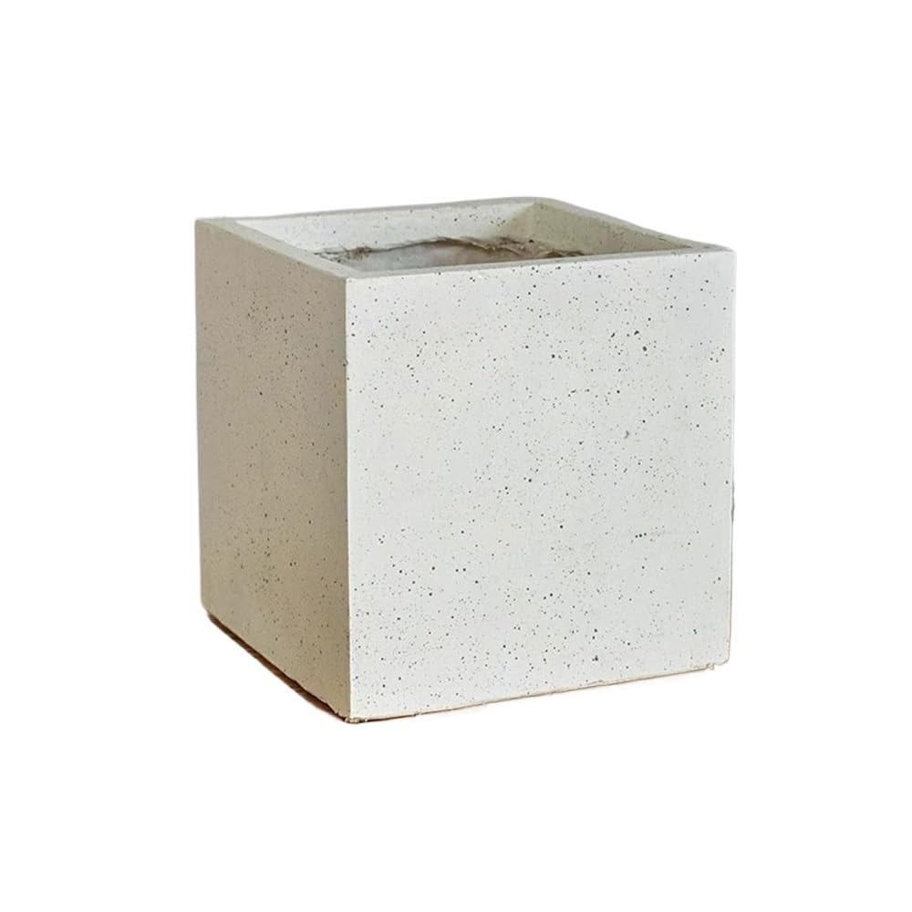Cenz-888 flowerpot Square Magnesium Clay Flower Pot with Drainage Holes for Home Garden Pots for Plants