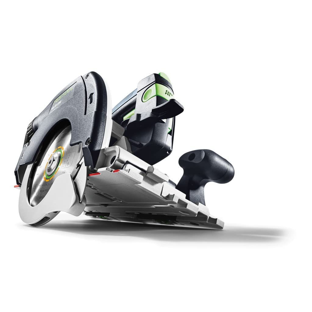 Festool Scie Circulaire HK 55 EBQ-Plus avec Rail FSK 420 | Scie circulaire portative professionnelle - inclinaison 0-50°, aspiration 27/36 mm, livrée avec Systainer