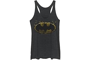 Batman Bats Women's Fast Fashion Racerback Tank Top
