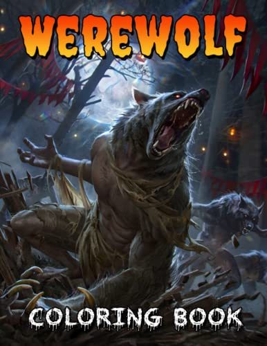 Snapklik.com : Werewolf Coloring Book: Scary Werewolves Color ...